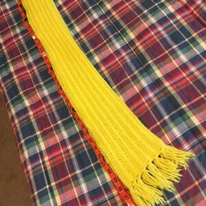 Handmade crocheted neck scarf